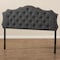 Baxton Studio Aurora Modern Dark Grey King Size Headboard 142-7768 - alternate 5